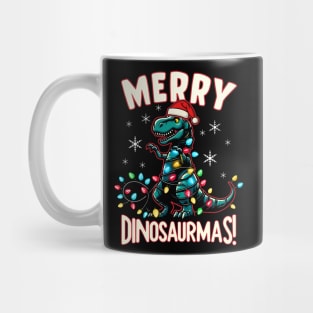 Funny Dinosaur Gifts Men Women Kids Dinosaur Ugly Christmas Mug